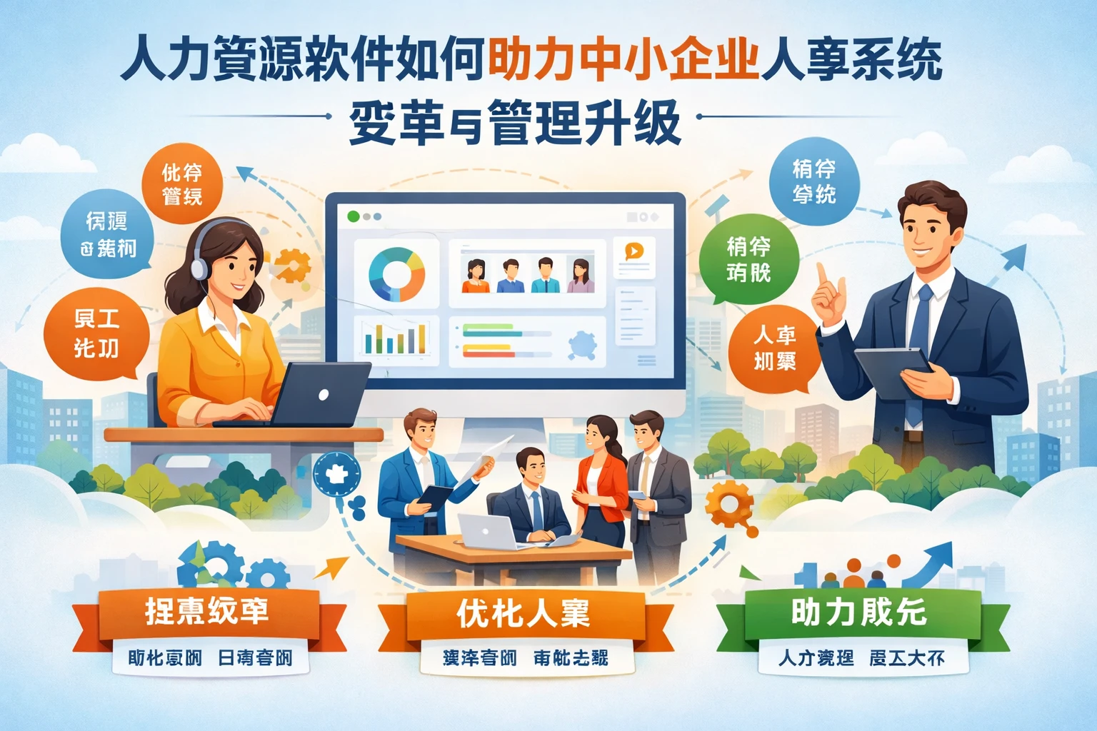 人力资源软件如何助力中小企业人事系统变革与管理升级