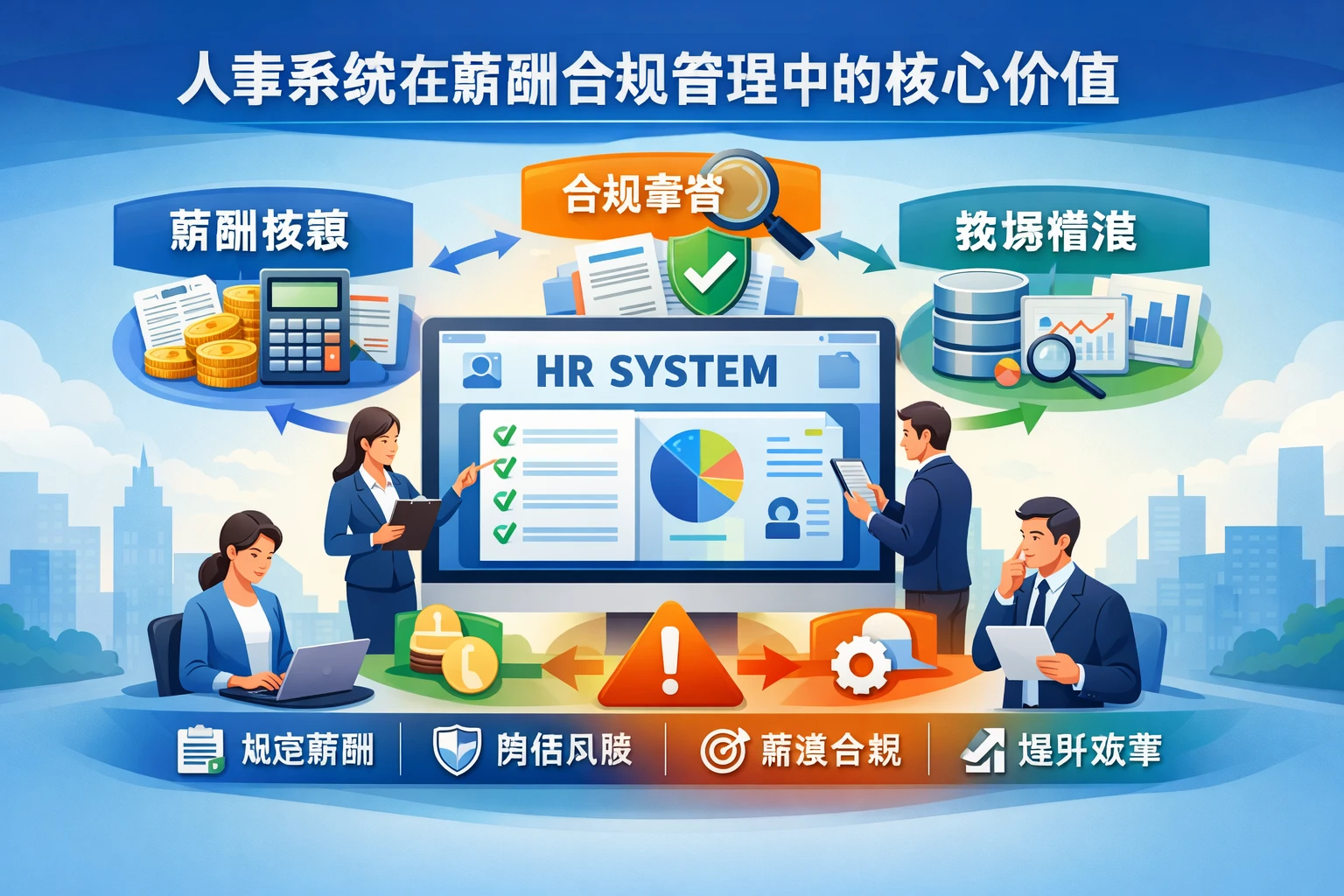 人事系统在薪酬合规管理中的核心价值