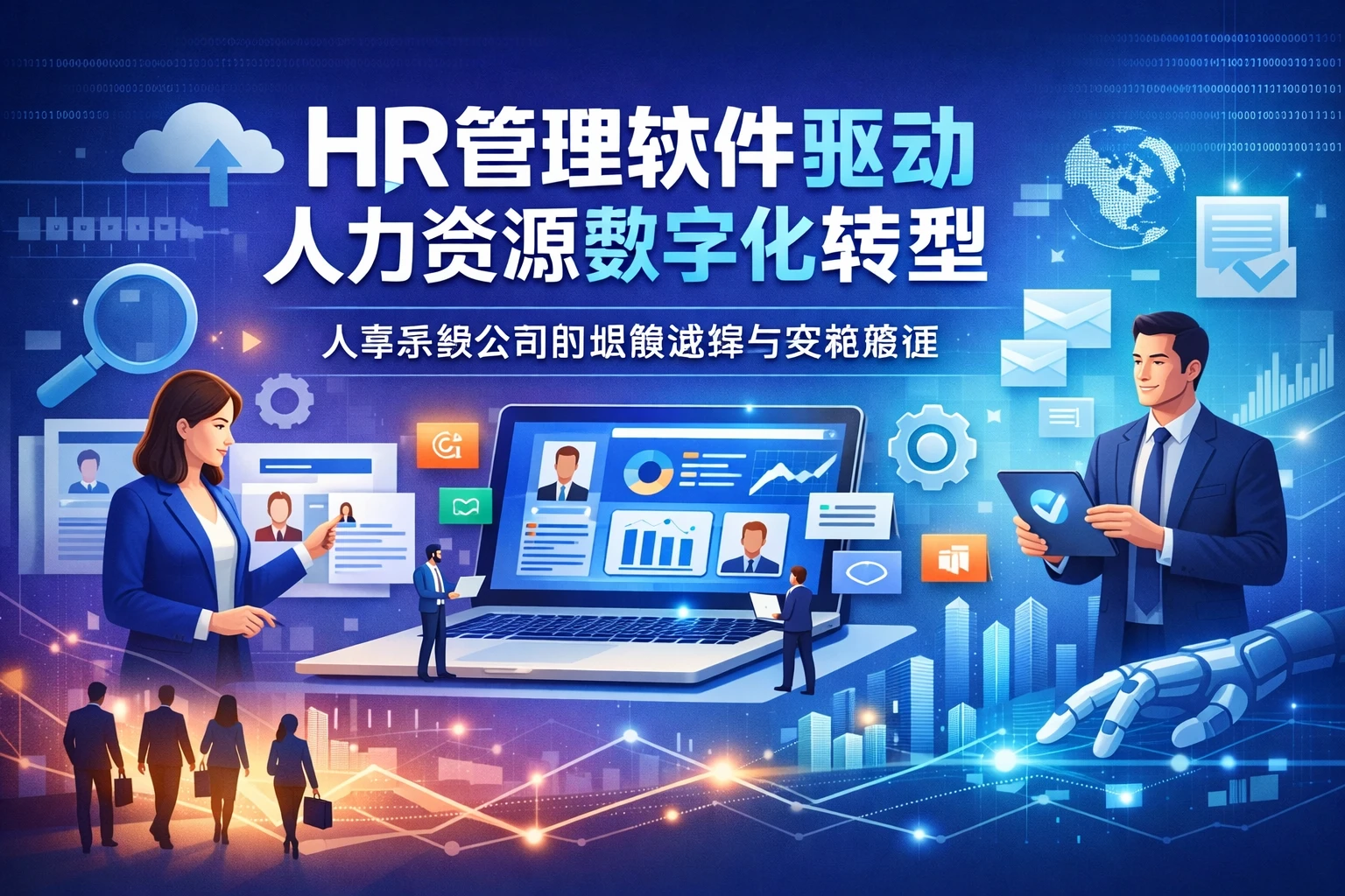 HR管理软件驱动人力资源数字化转型:人事系统公司的战略选择与实施路径
