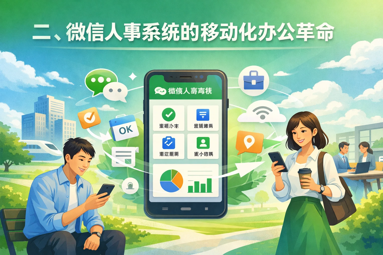 二、微信人事系统的移动化办公革命