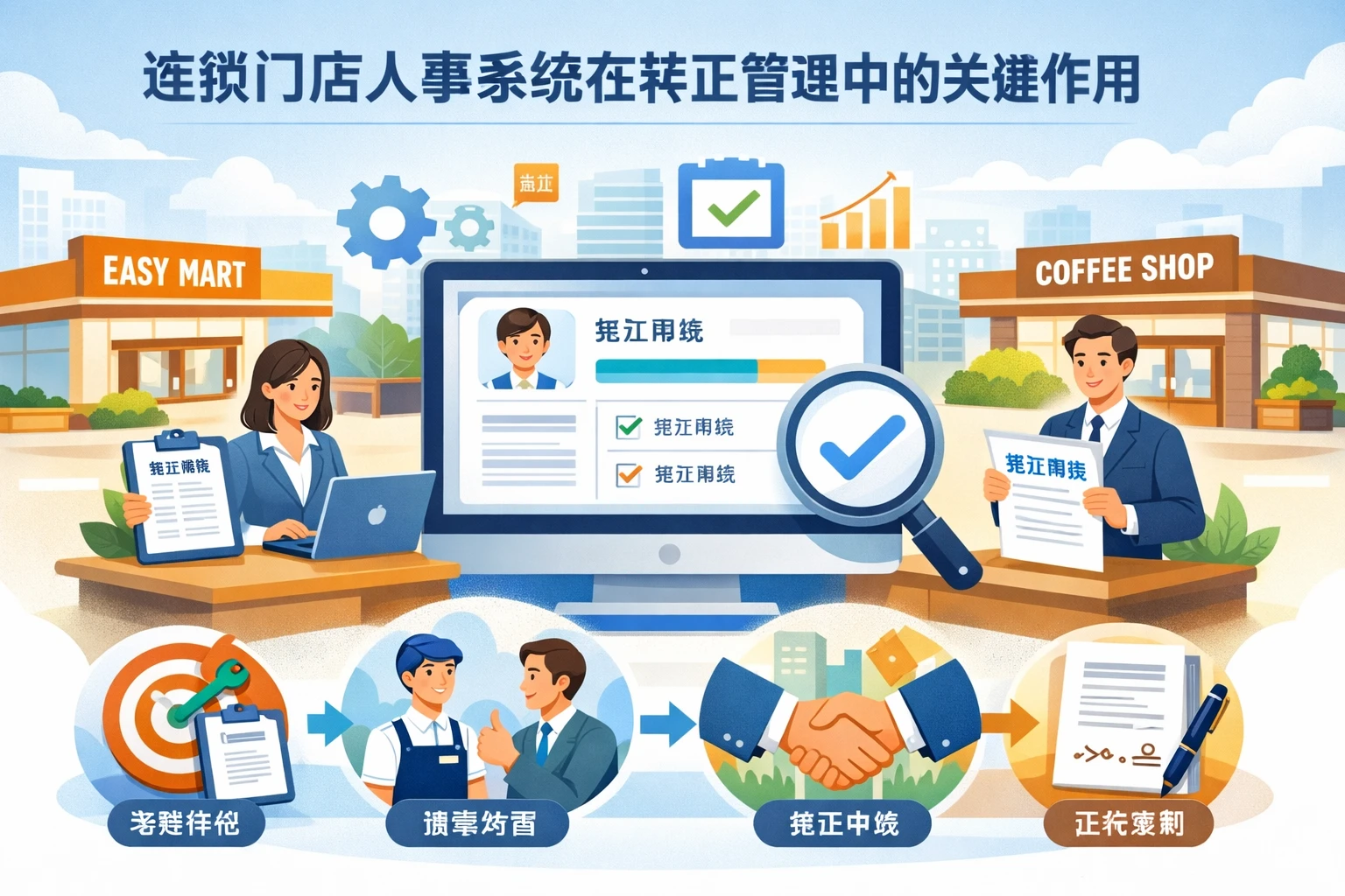 连锁门店人事系统在转正管理中的关键作用