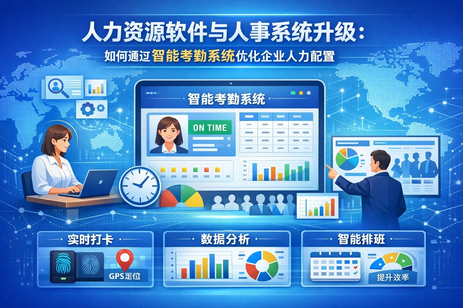 人力资源软件与人事系统升级：如何通过智能考勤系统优化企业人力配置