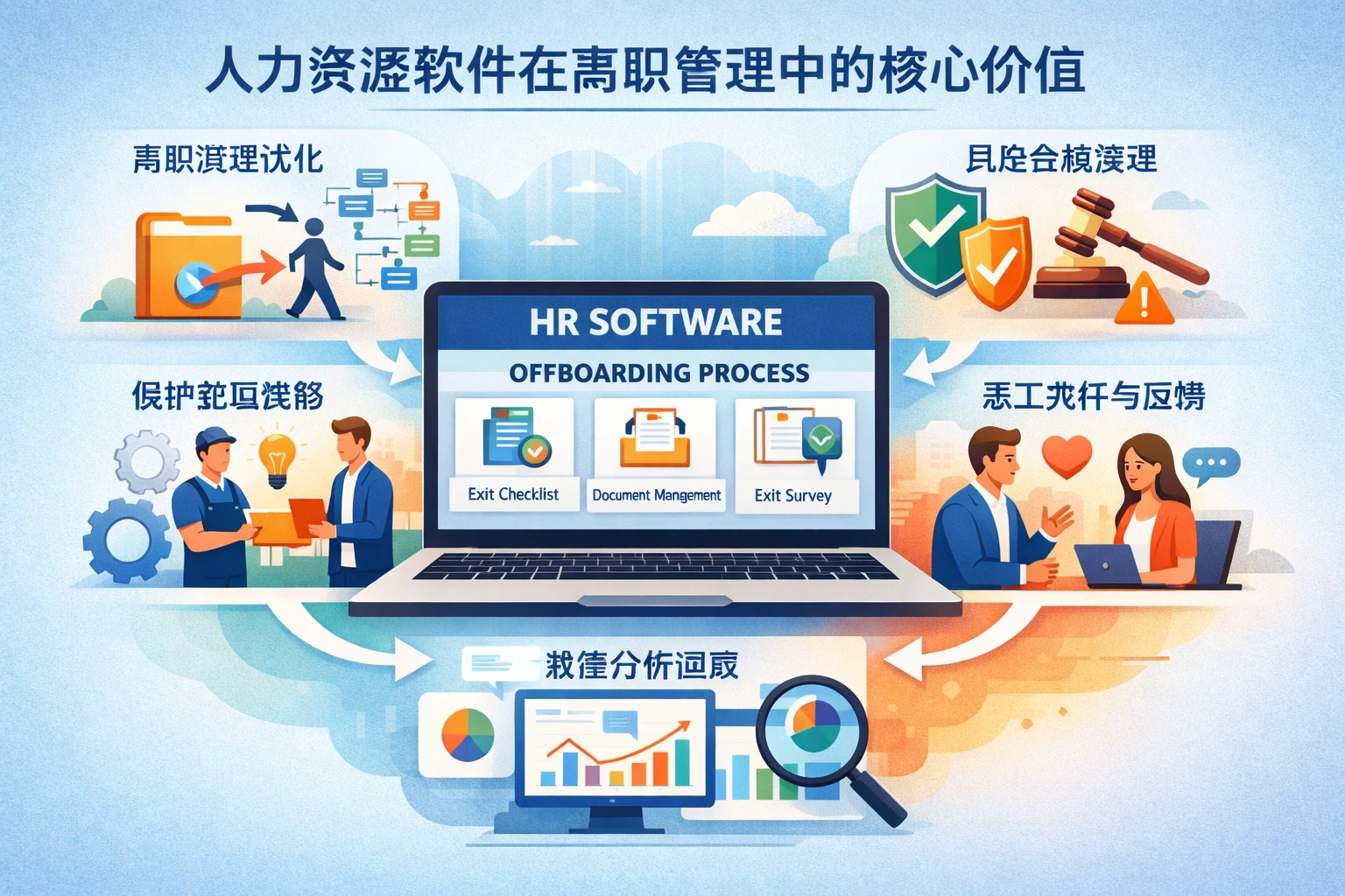 人力资源软件在离职管理中的核心价值