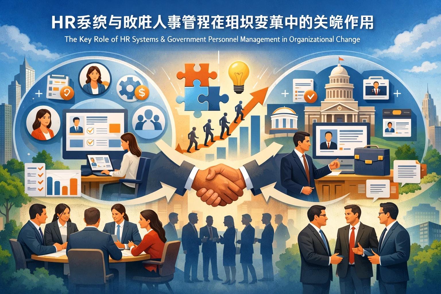 人力资源系统与政府人事管理系统在组织变革中的关键作用