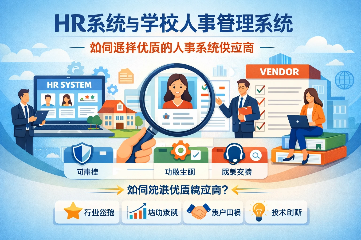HR系统与学校人事管理系统：如何选择优质的人事系统供应商
