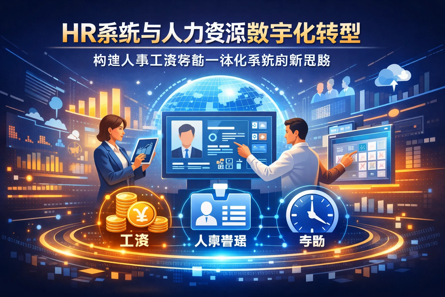 HR系统与人力资源数字化转型：构建人事工资考勤一体化系统的新思路