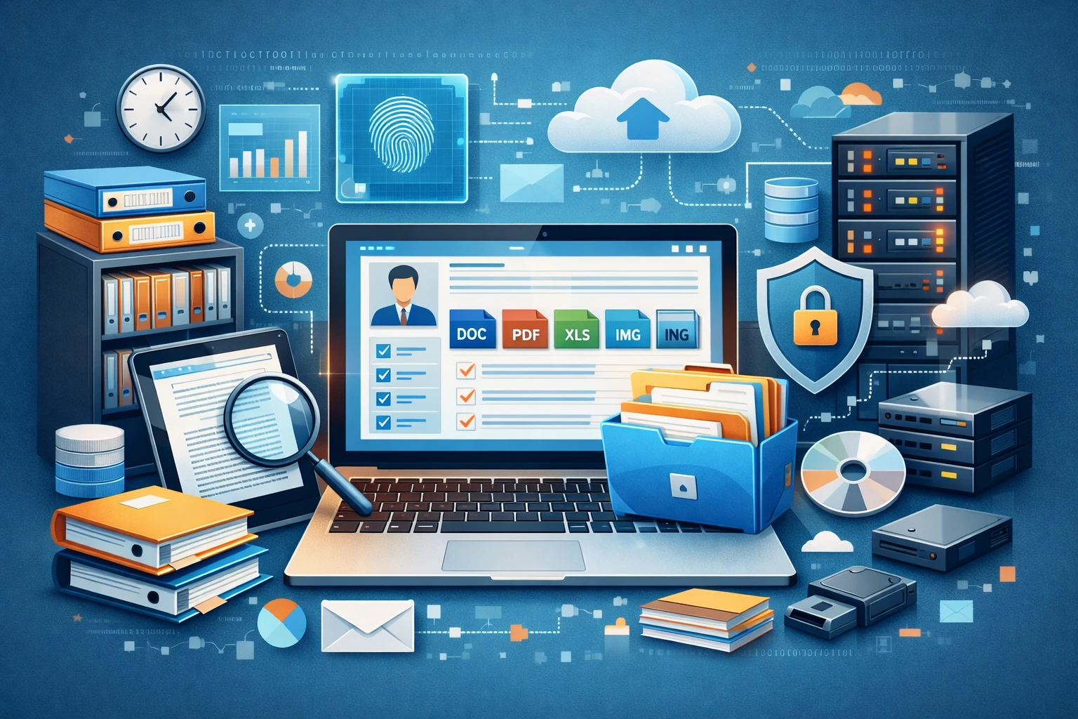 全面的电子档案管理