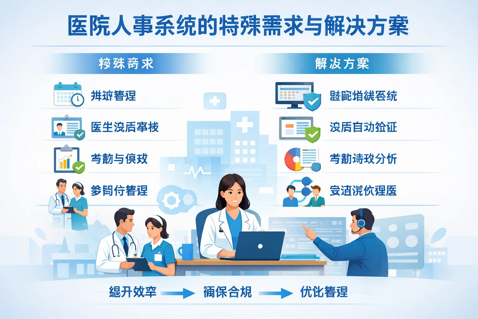 医院人事系统的特殊需求与解决方案
