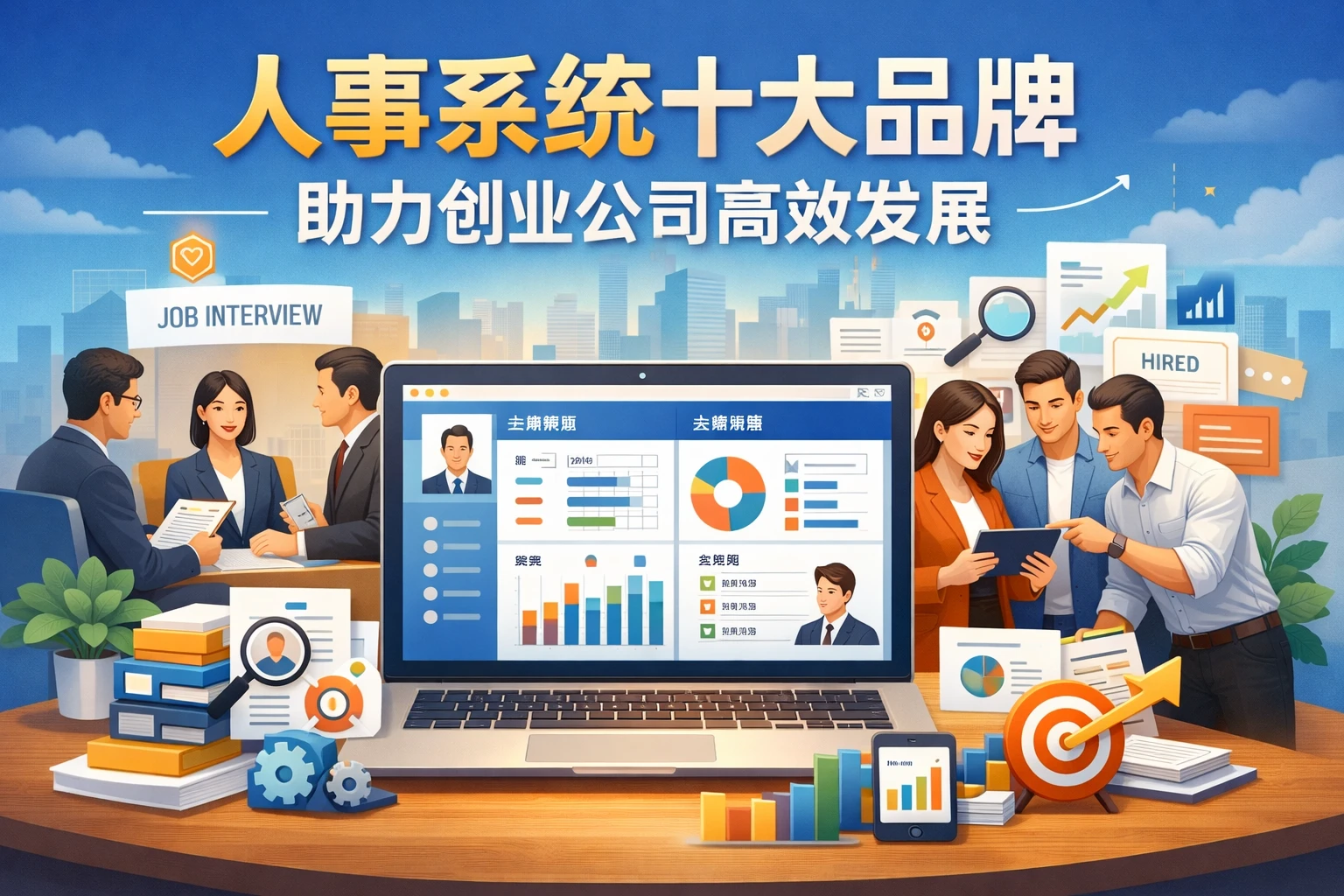 人事管理软件与招聘管理系统：人事系统十大品牌助力创业公司高效发展