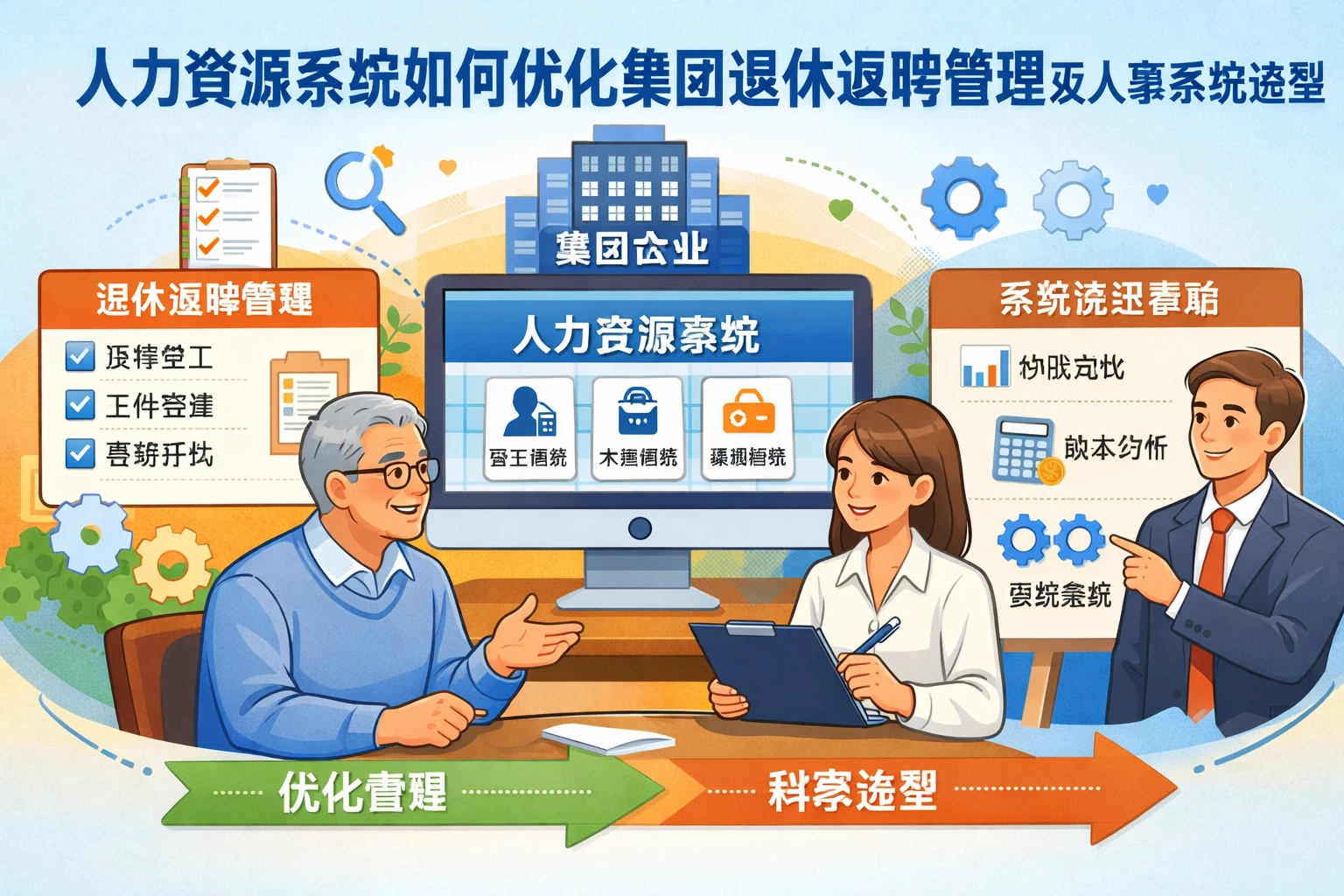 人力资源系统如何优化集团退休返聘管理及人事系统选型策略