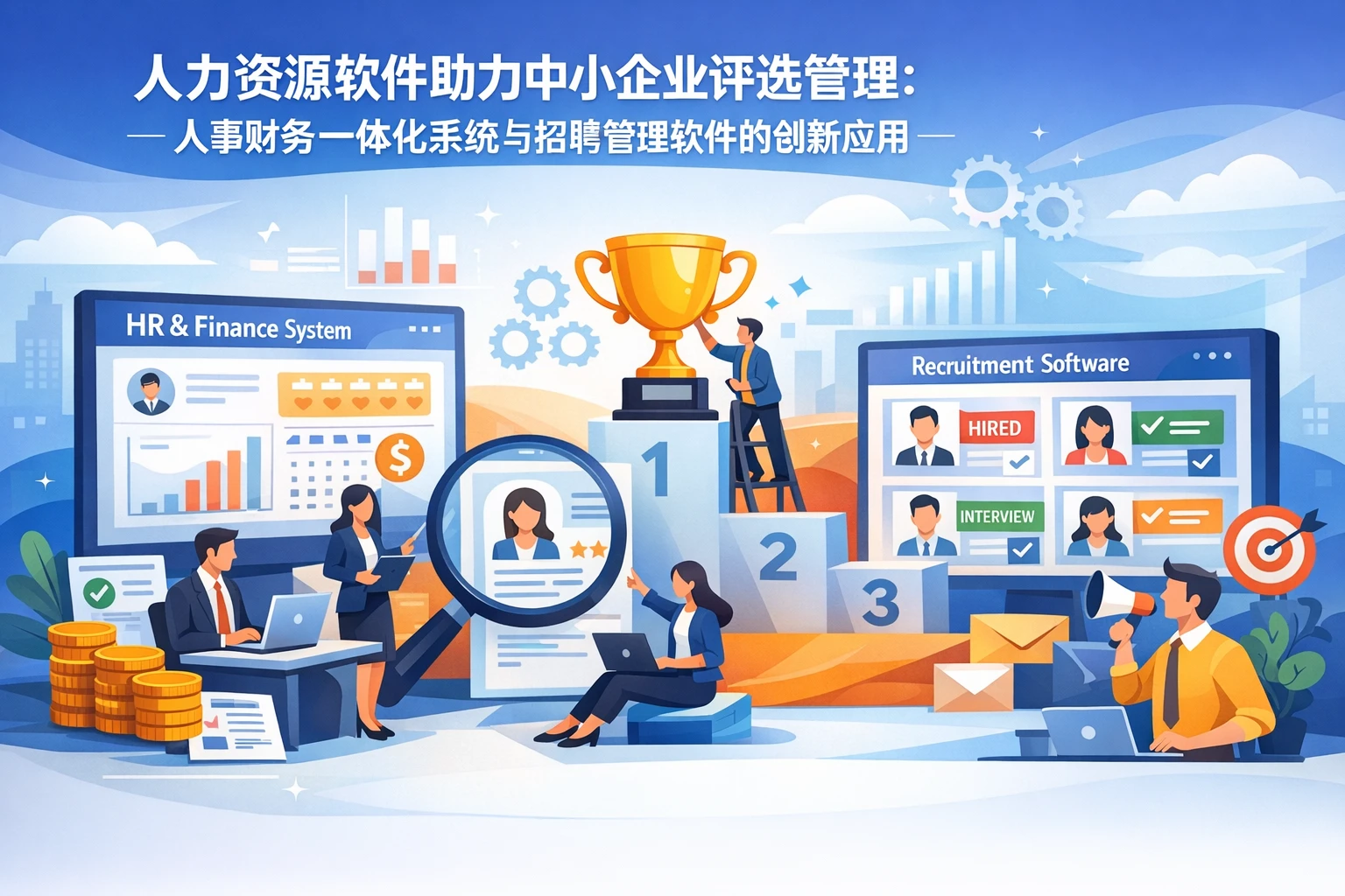 人力资源软件助力中小企业评选管理:人事财务一体化系统与招聘管理软件的创新应用