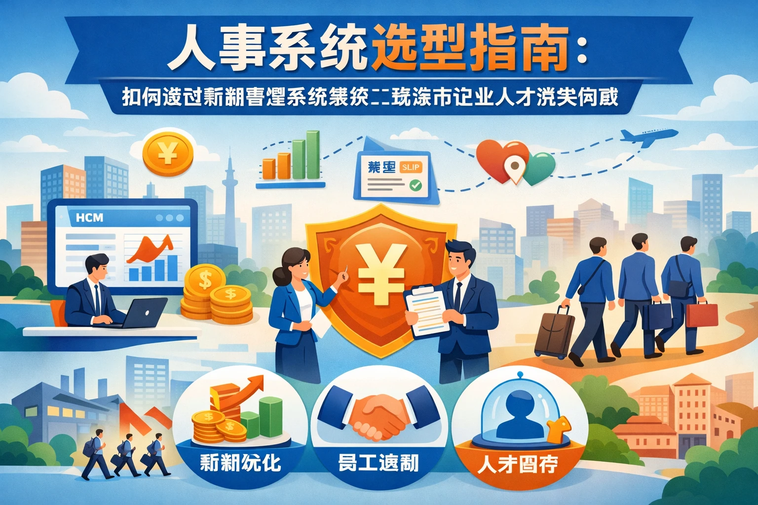 人事系统选型指南：如何通过薪酬管理系统解决二线城市企业人才流失问题