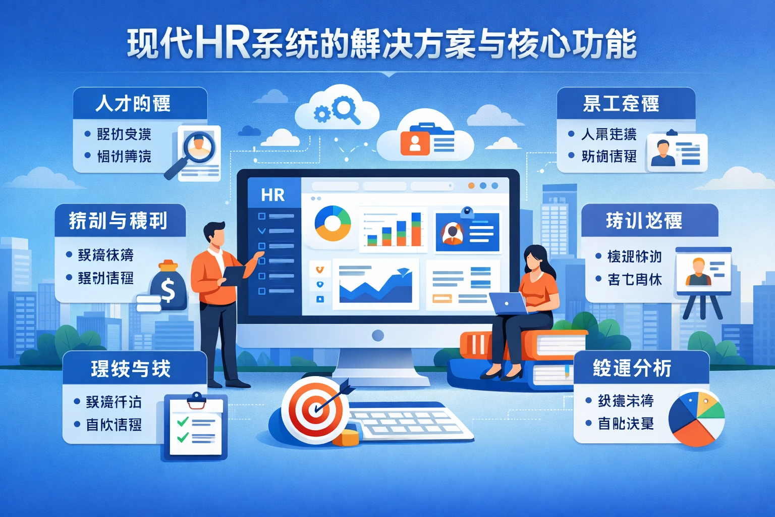 现代HR系统的解决方案与核心功能