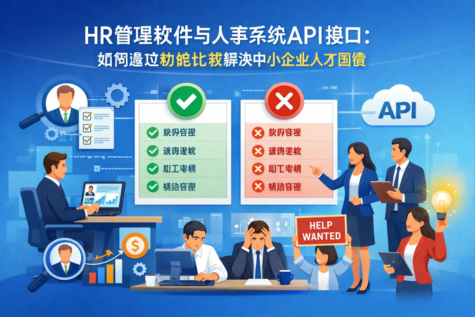 HR管理软件与人事系统API接口：如何通过功能比较解决中小企业人才困境