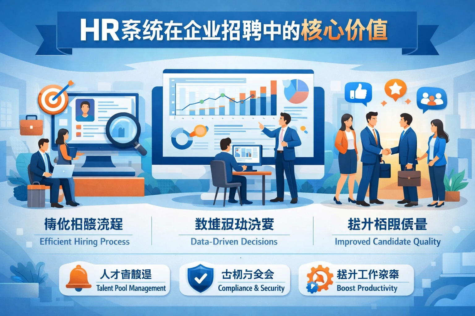HR系统在企业招聘中的核心价值