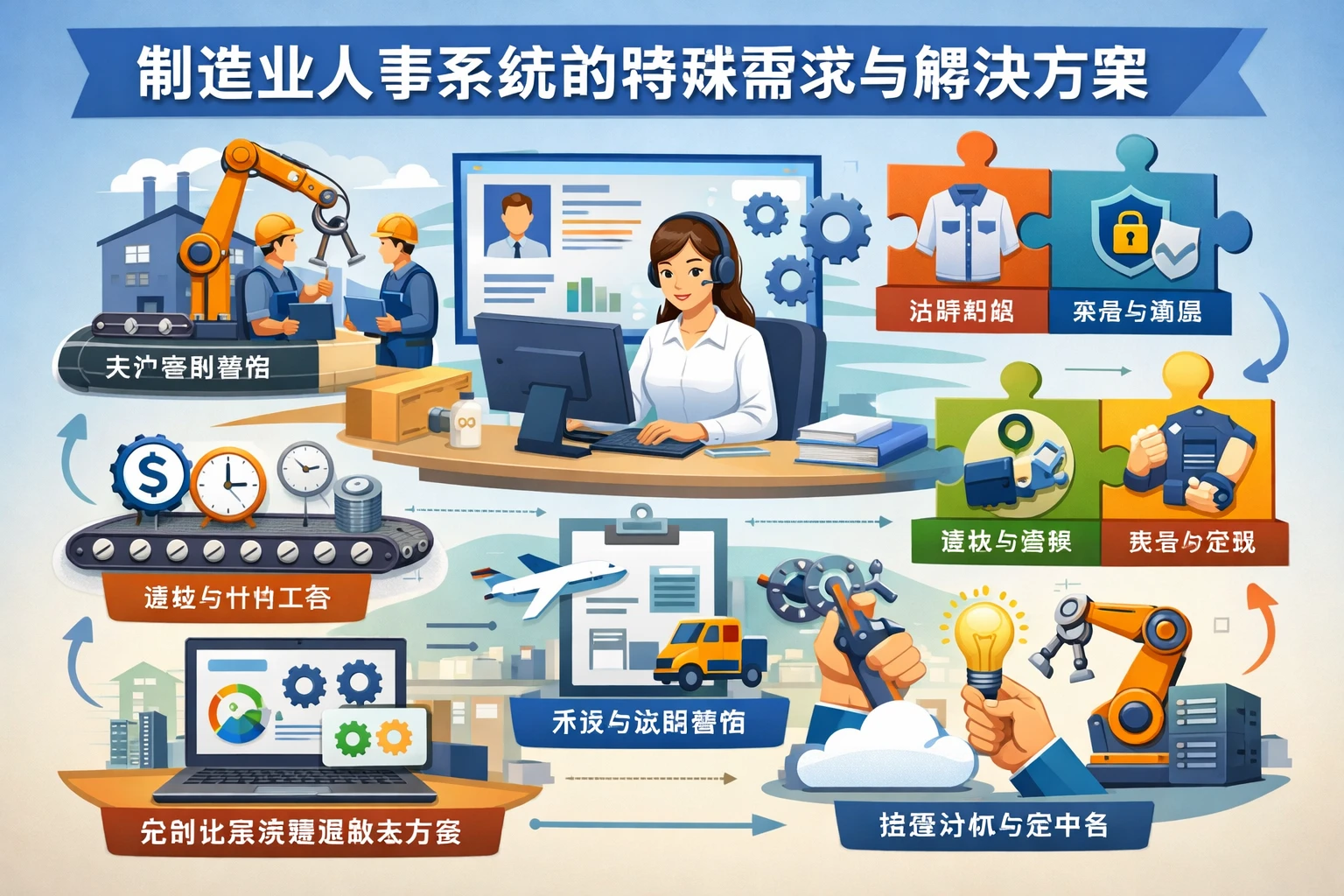 制造业人事系统的特殊需求与解决方案