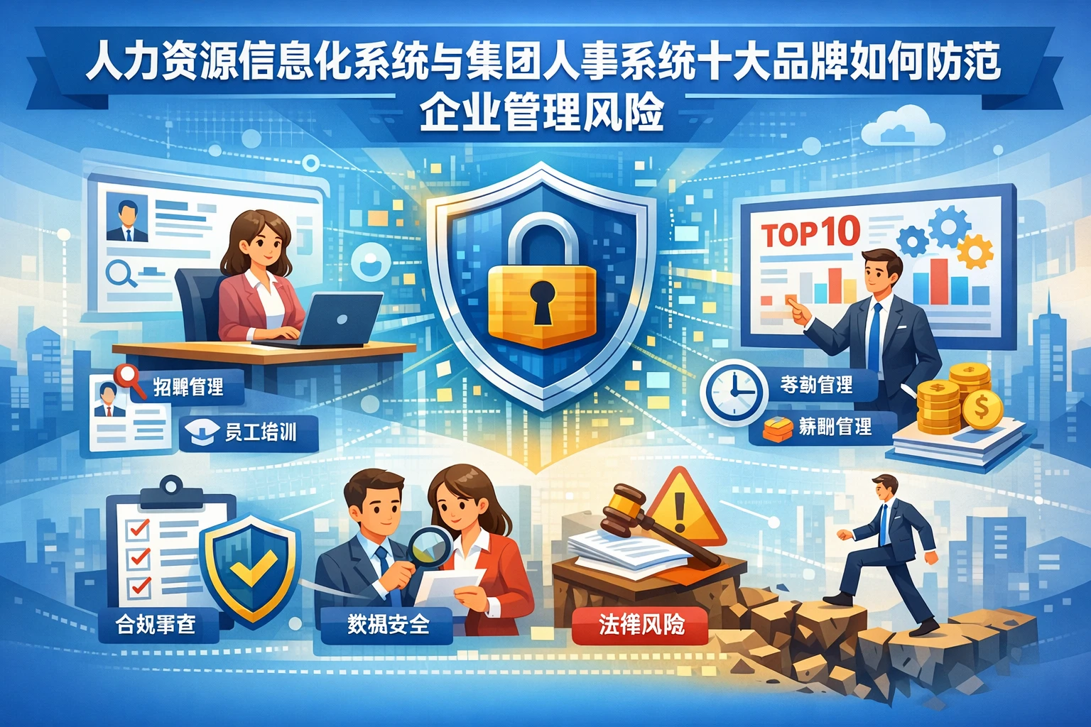 人力资源信息化系统与集团人事系统十大品牌如何防范企业管理风险