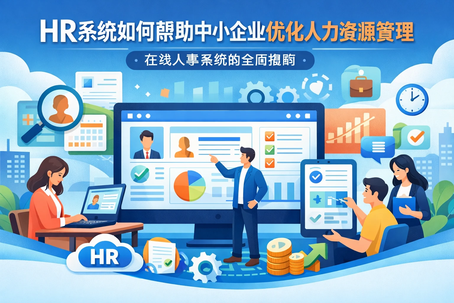 HR系统如何帮助中小企业优化人力资源管理：在线人事系统的全面指南