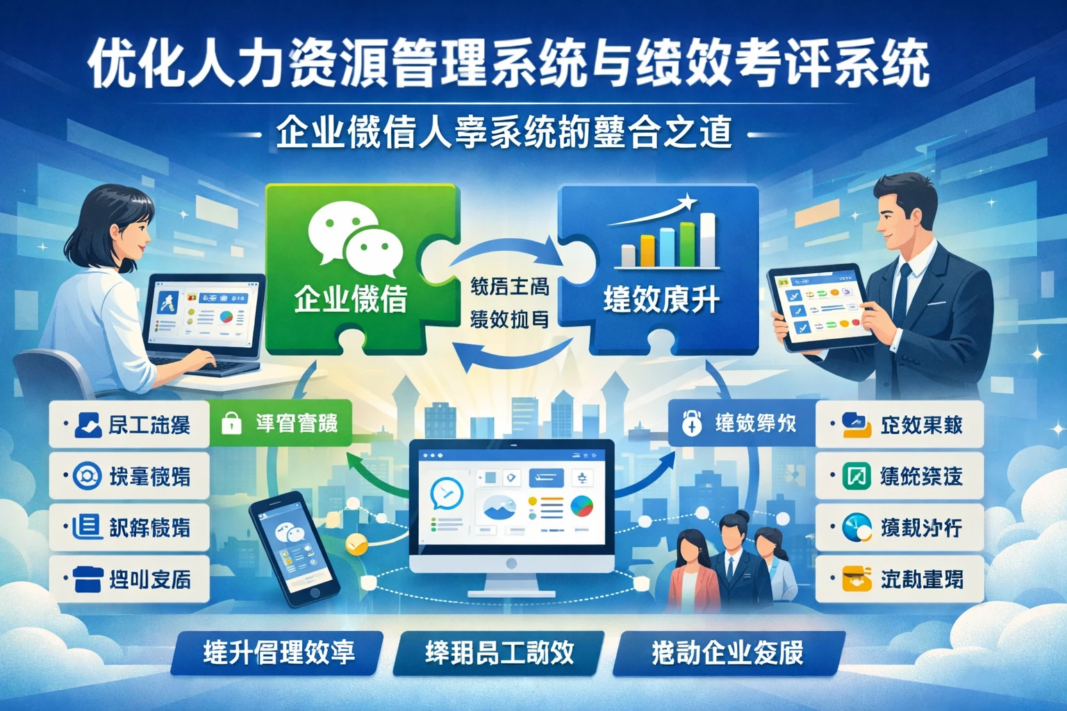 优化人力资源管理系统与绩效考评系统：企业微信人事系统的整合之道