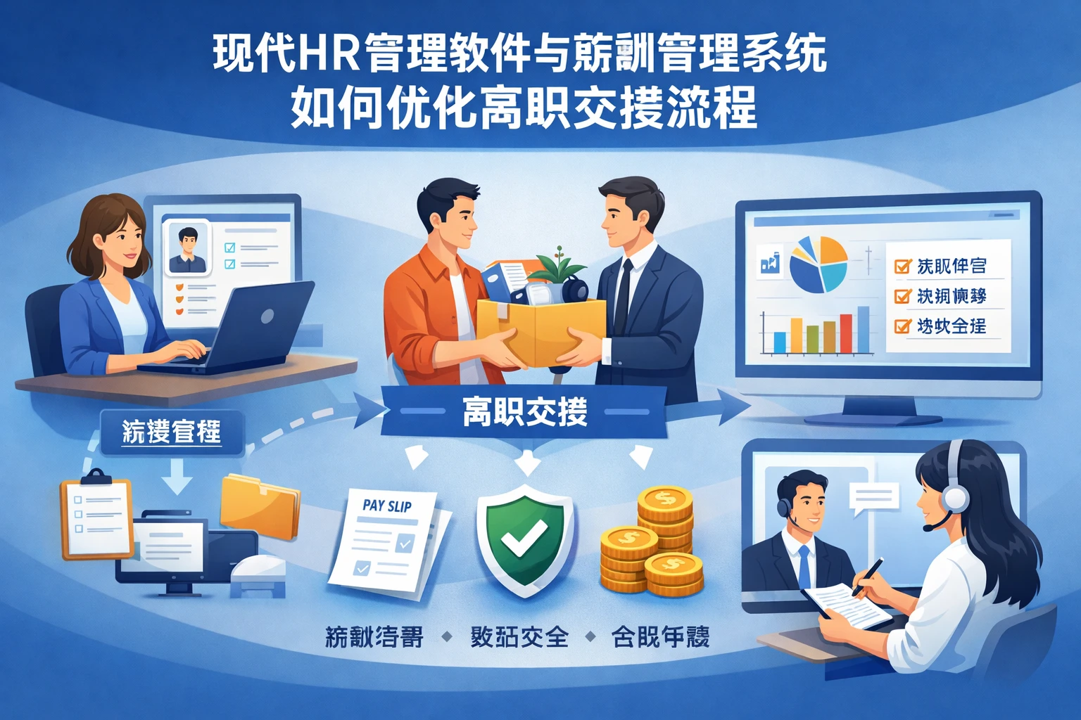 现代HR管理软件与薪酬管理系统如何优化离职交接流程