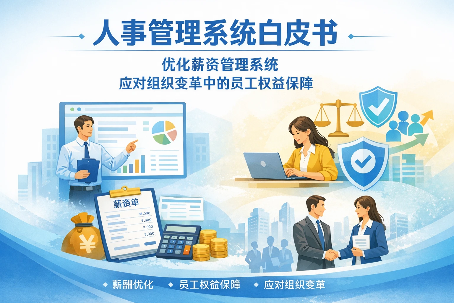 人事管理系统白皮书：优化薪资管理系统应对组织变革中的员工权益保障