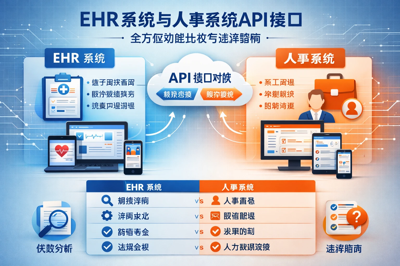 EHR系统与人事系统API接口：全方位功能比较与选择指南