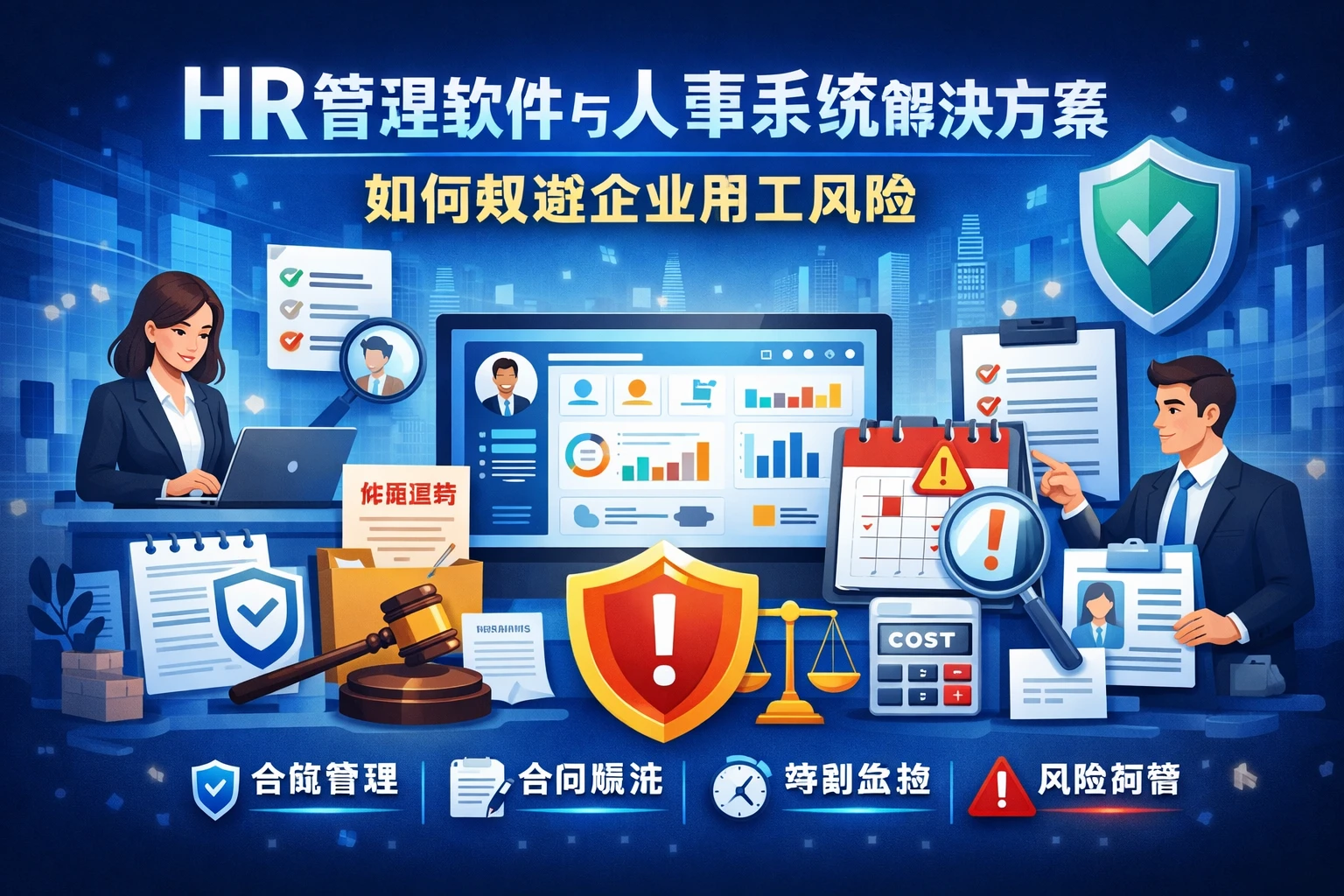 HR管理软件与人事系统解决方案如何规避企业用工风险