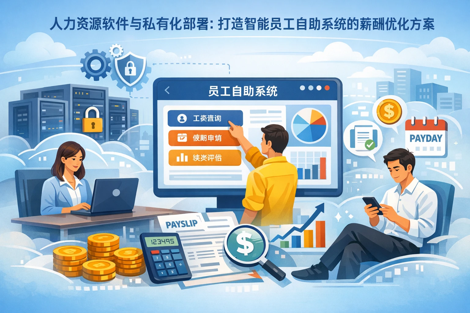 人力资源软件与私有化部署：打造智能员工自助系统的薪酬优化方案