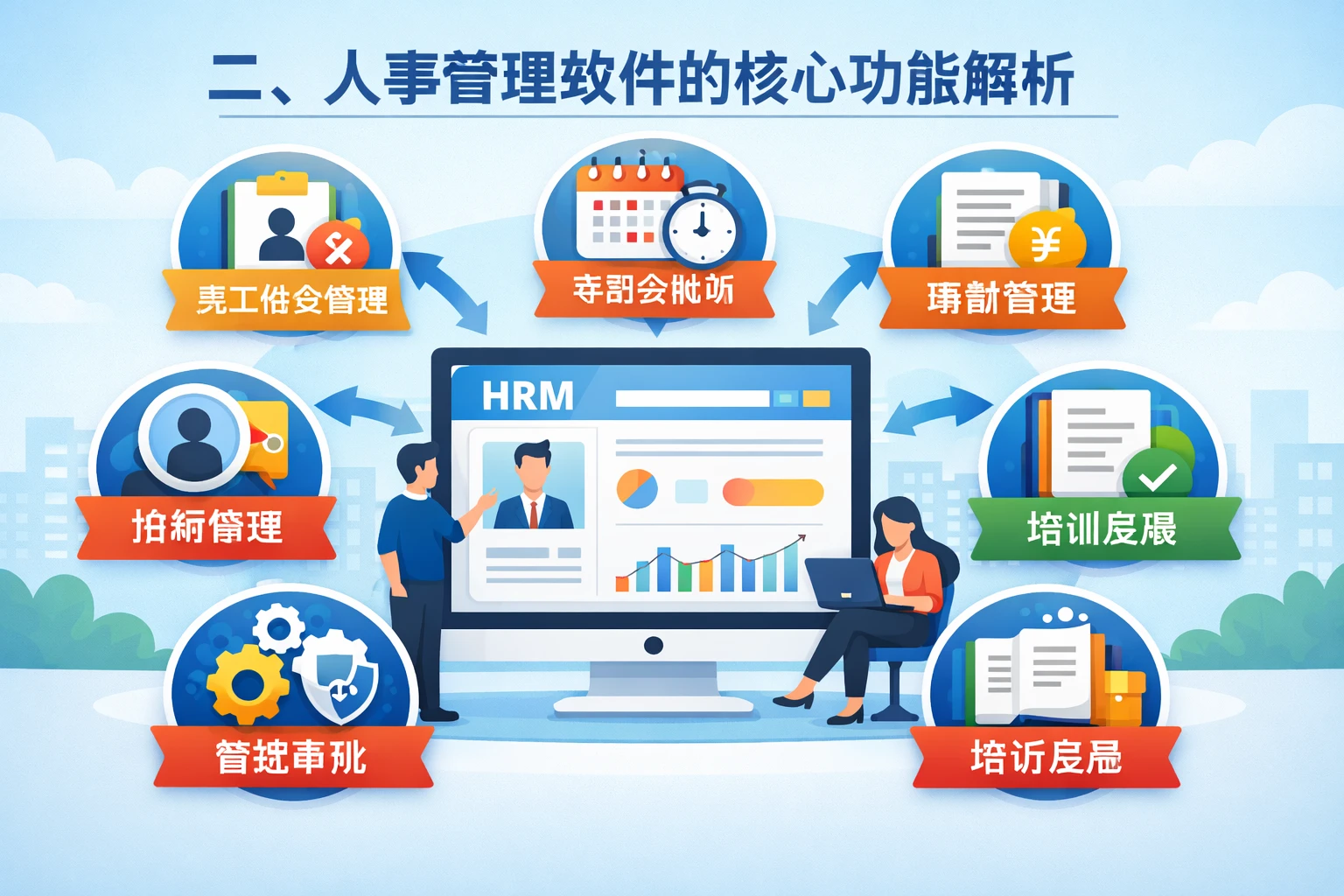 二、人事管理软件的核心功能解析