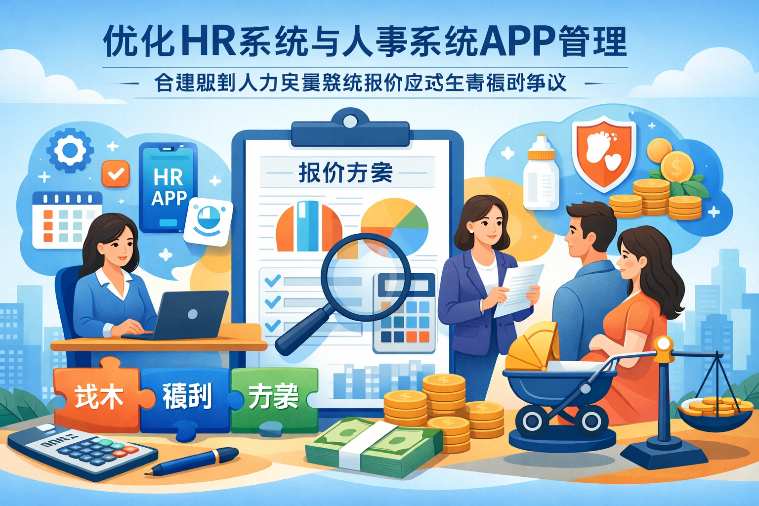 优化HR系统与人事系统APP管理，合理规划人力资源系统报价应对生育福利争议
