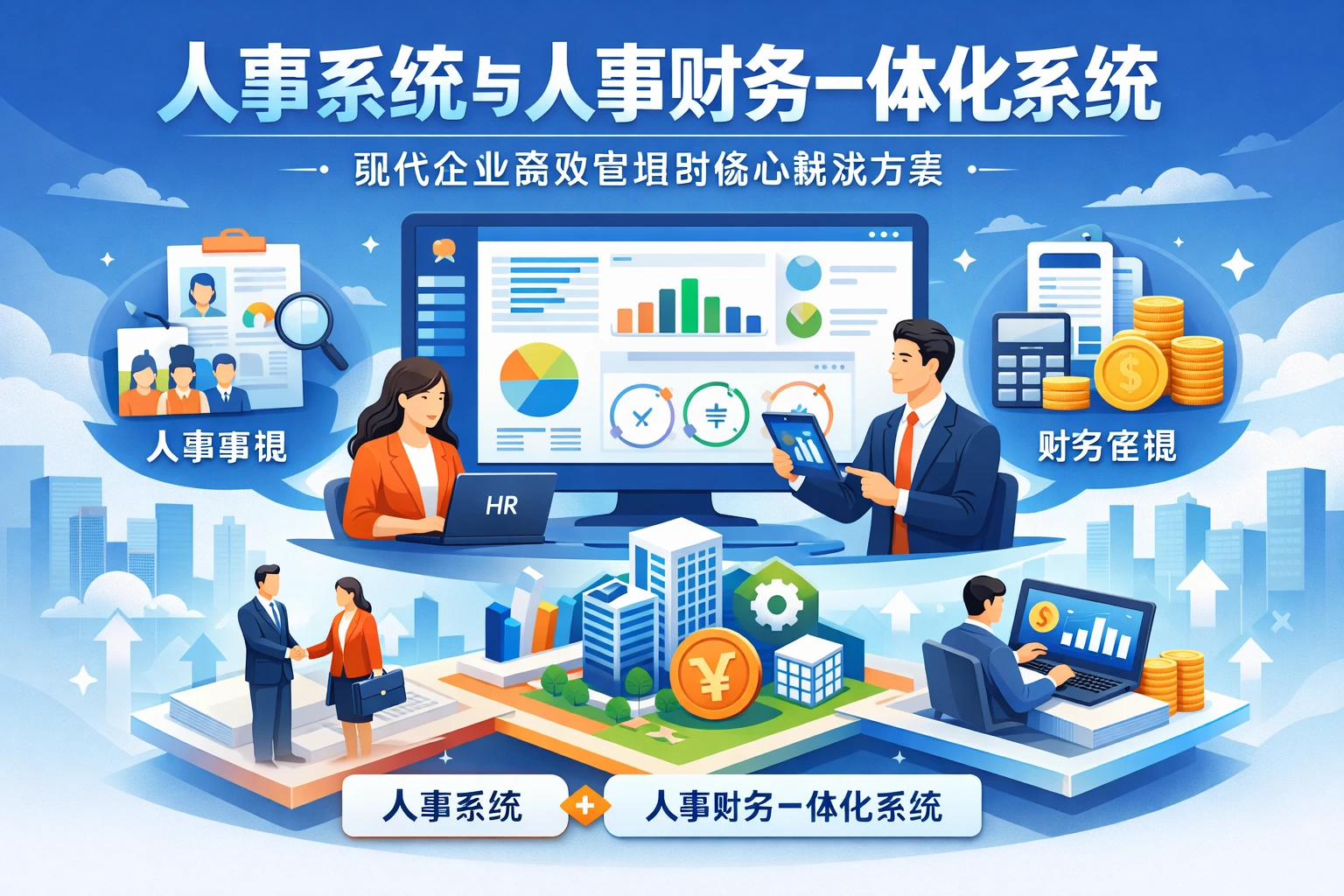 人事系统与人事财务一体化系统：现代企业高效管理的核心解决方案