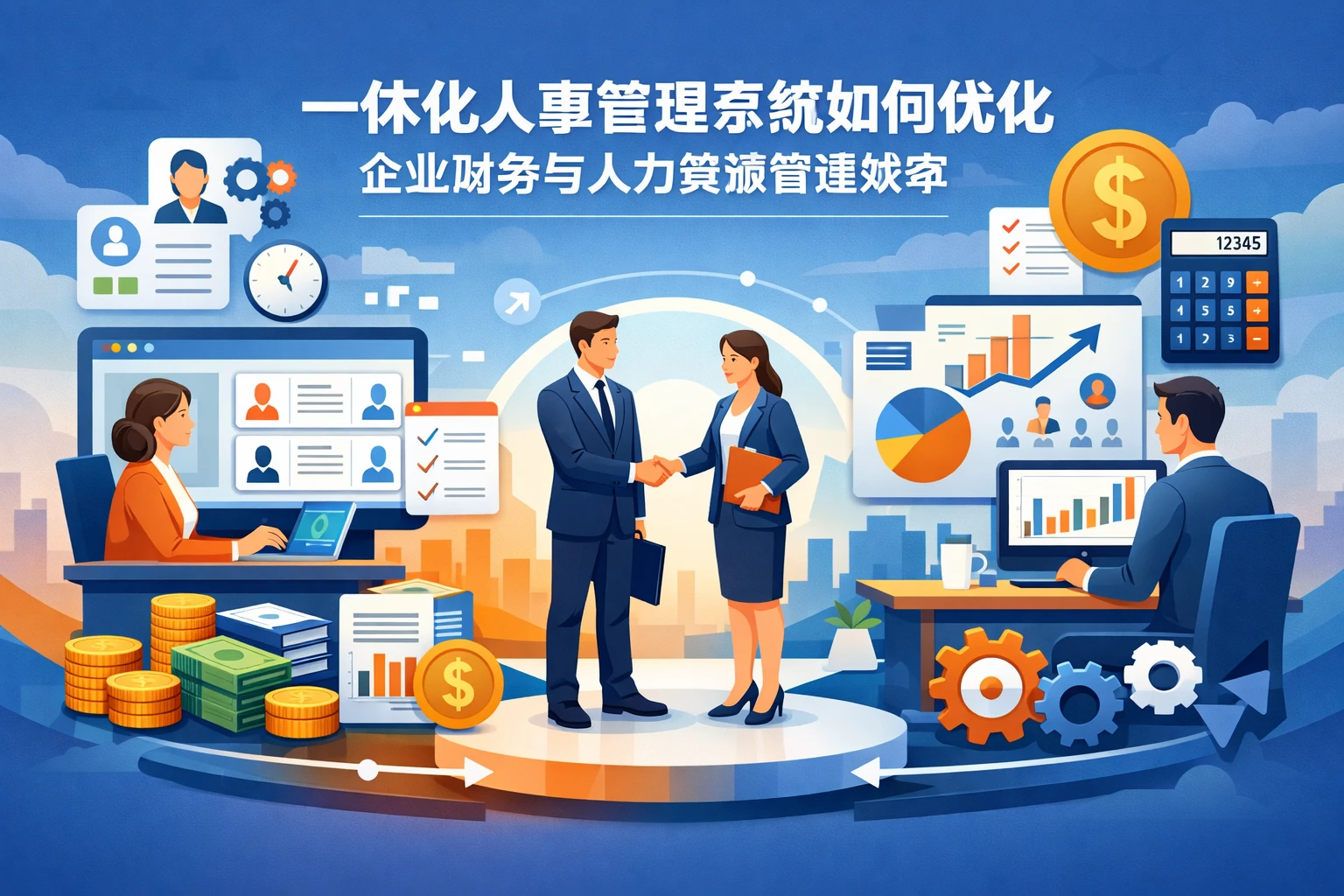 一体化人事管理系统如何优化企业财务与人力资源管理效率