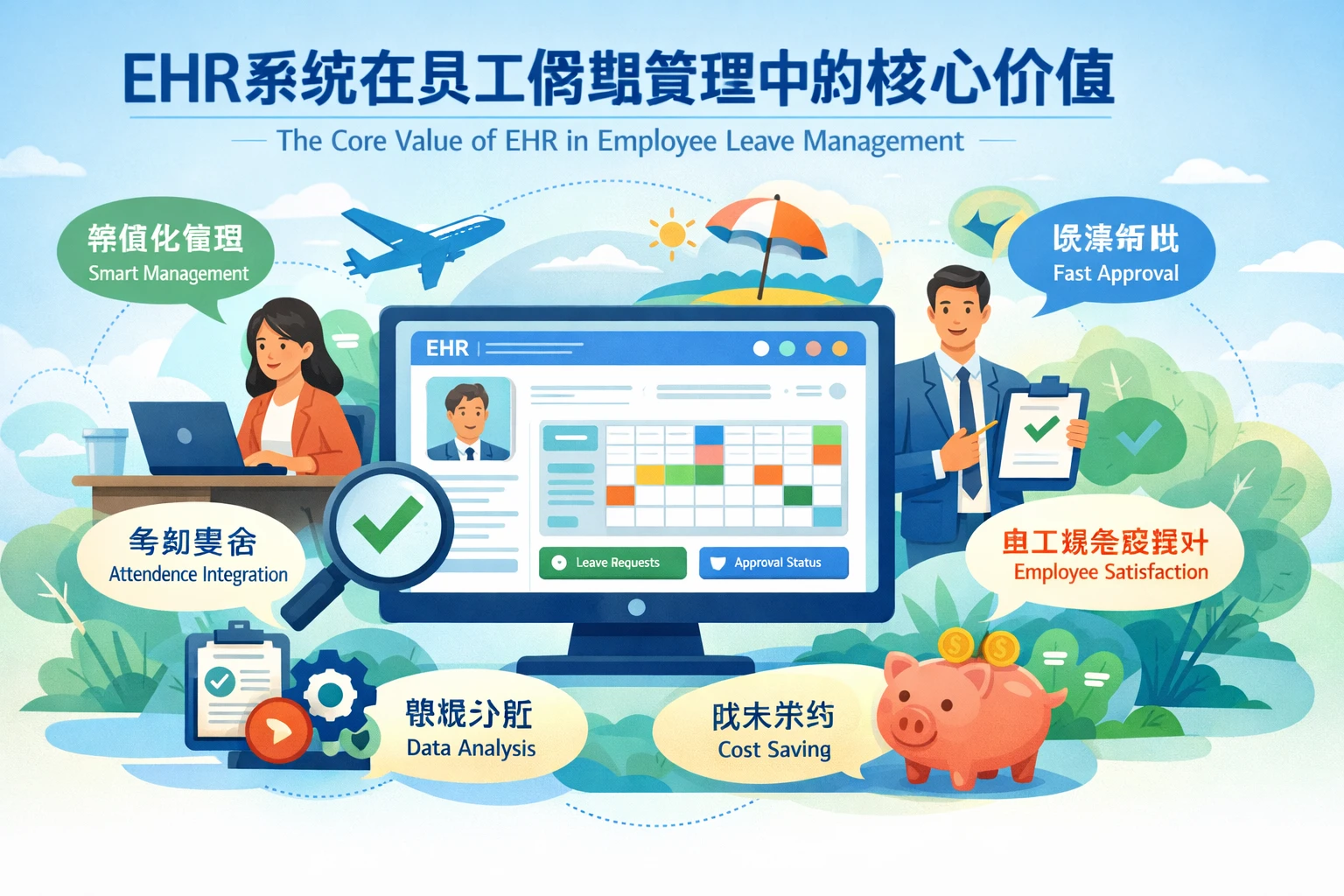 EHR系统在员工假期管理中的核心价值