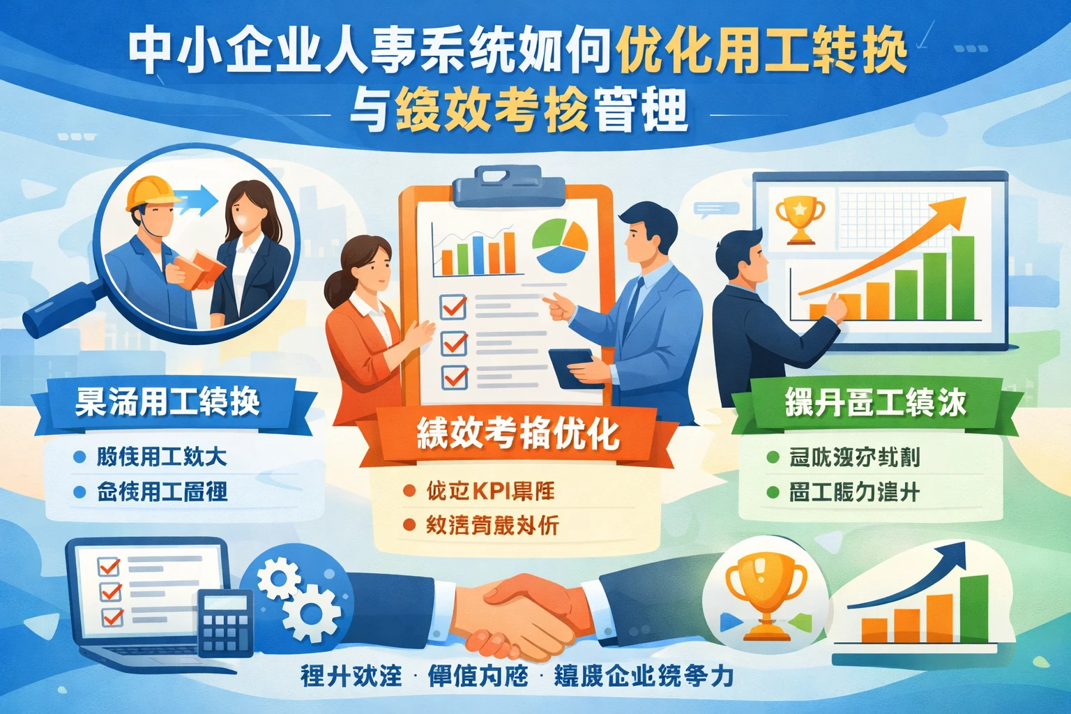 中小企业人事系统如何优化用工转换与绩效考核管理