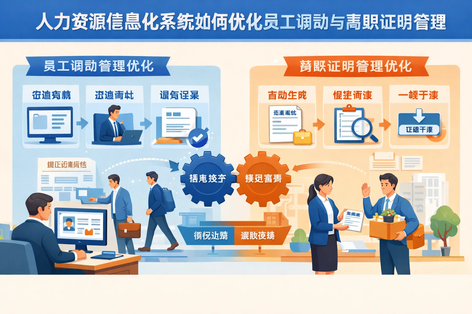 人力资源信息化系统如何优化员工调动与离职证明管理