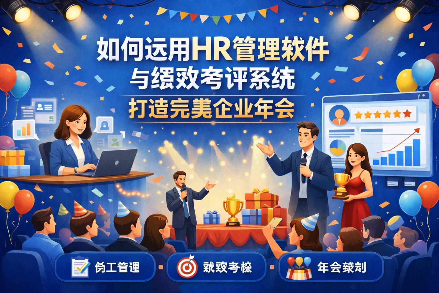 如何运用HR管理软件与绩效考评系统打造完美企业年会