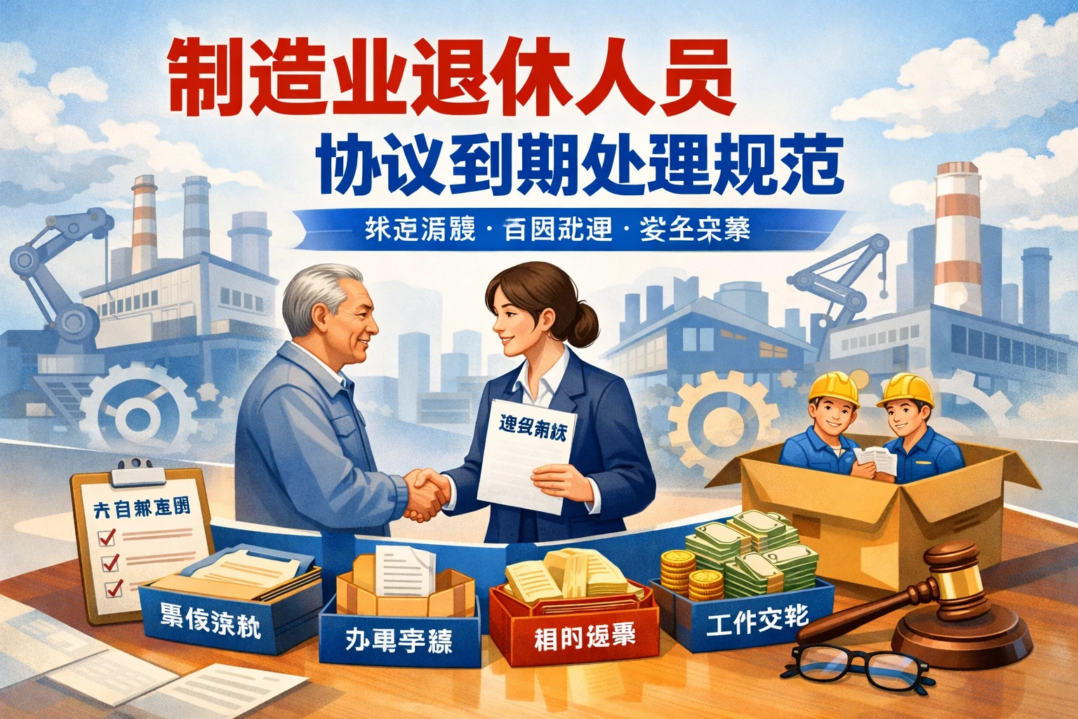 制造业退休人员协议到期处理规范