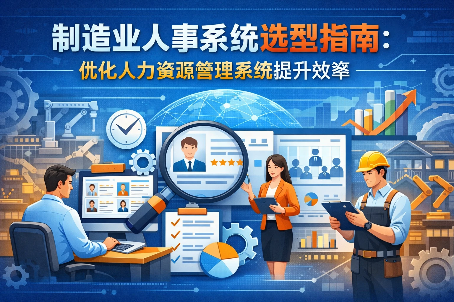 制造业人事系统选型指南:优化人力资源管理系统提升效率