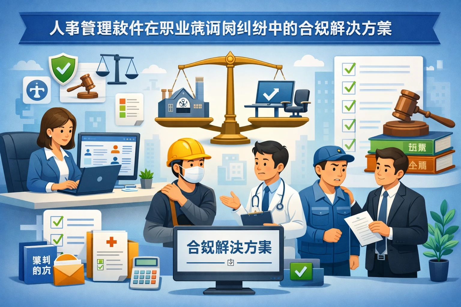 人事管理软件在职业病调岗纠纷中的合规解决方案