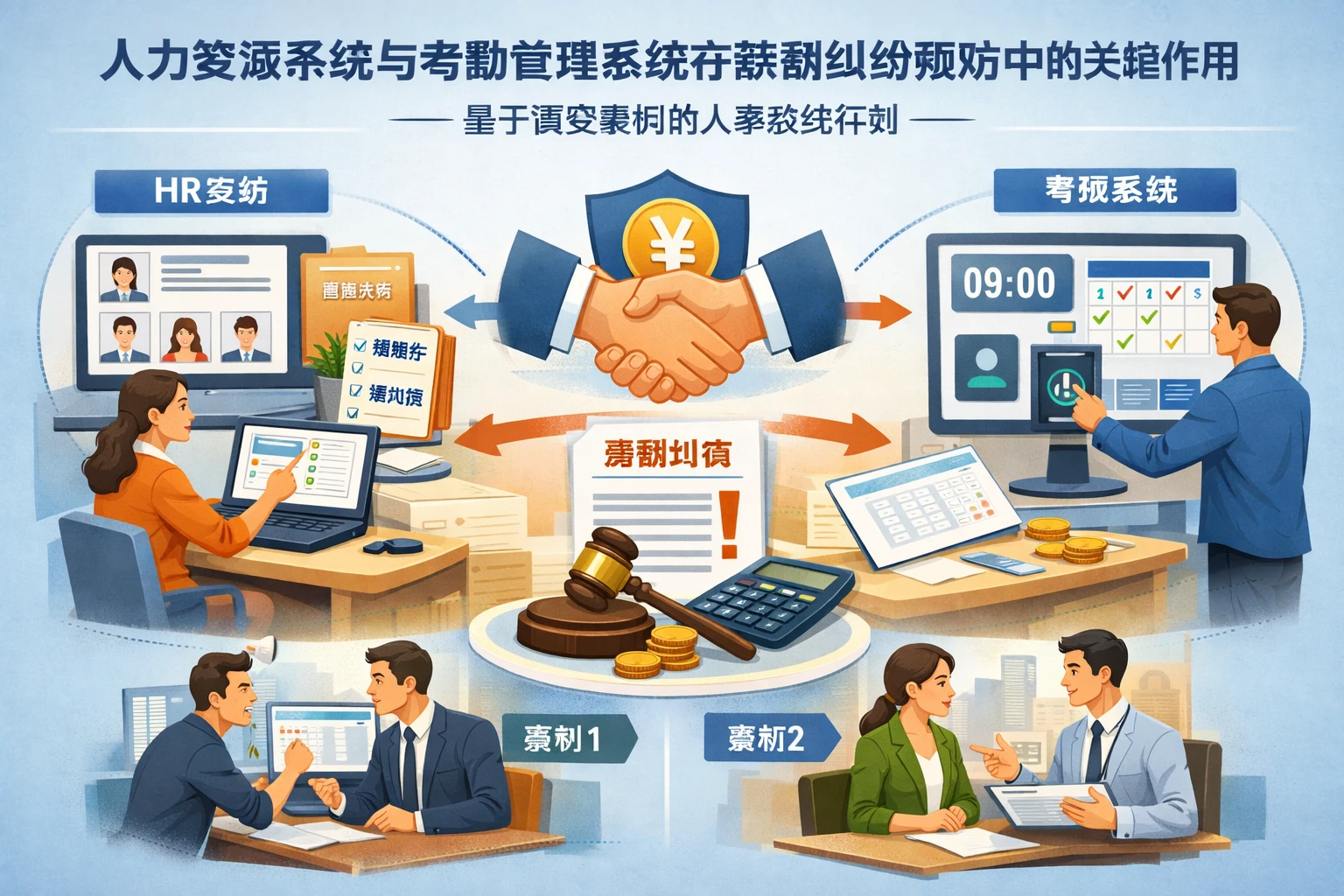 人力资源系统与考勤管理系统在薪酬纠纷预防中的关键作用——基于真实案例的人事系统评测