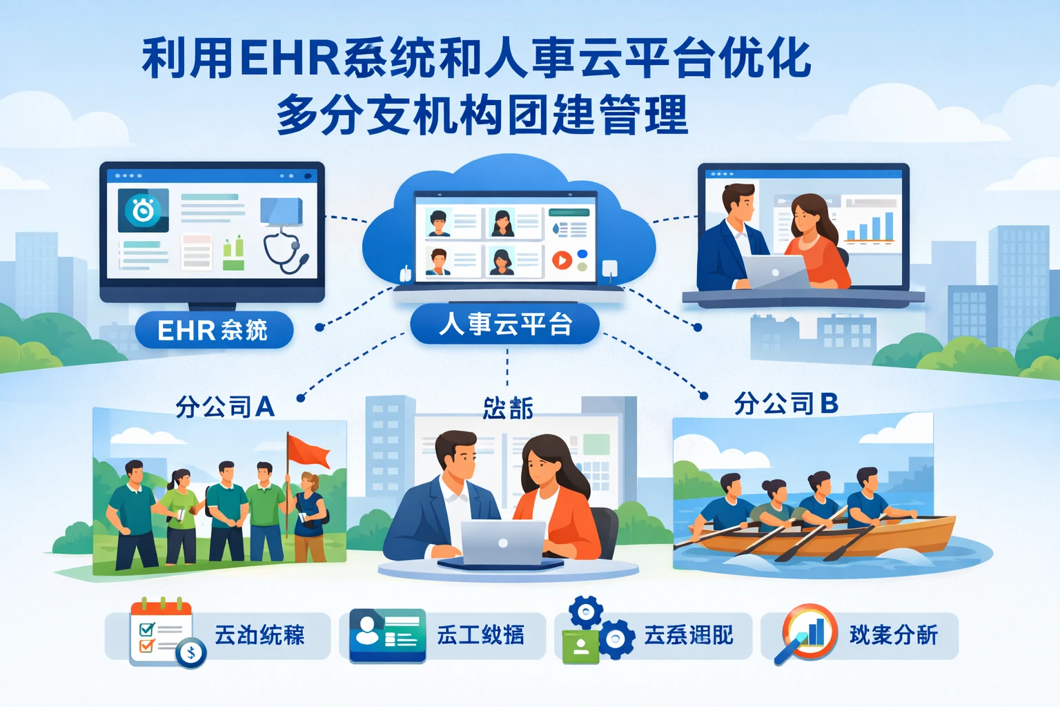利用EHR系统和人事云平台优化多分支机构团建管理