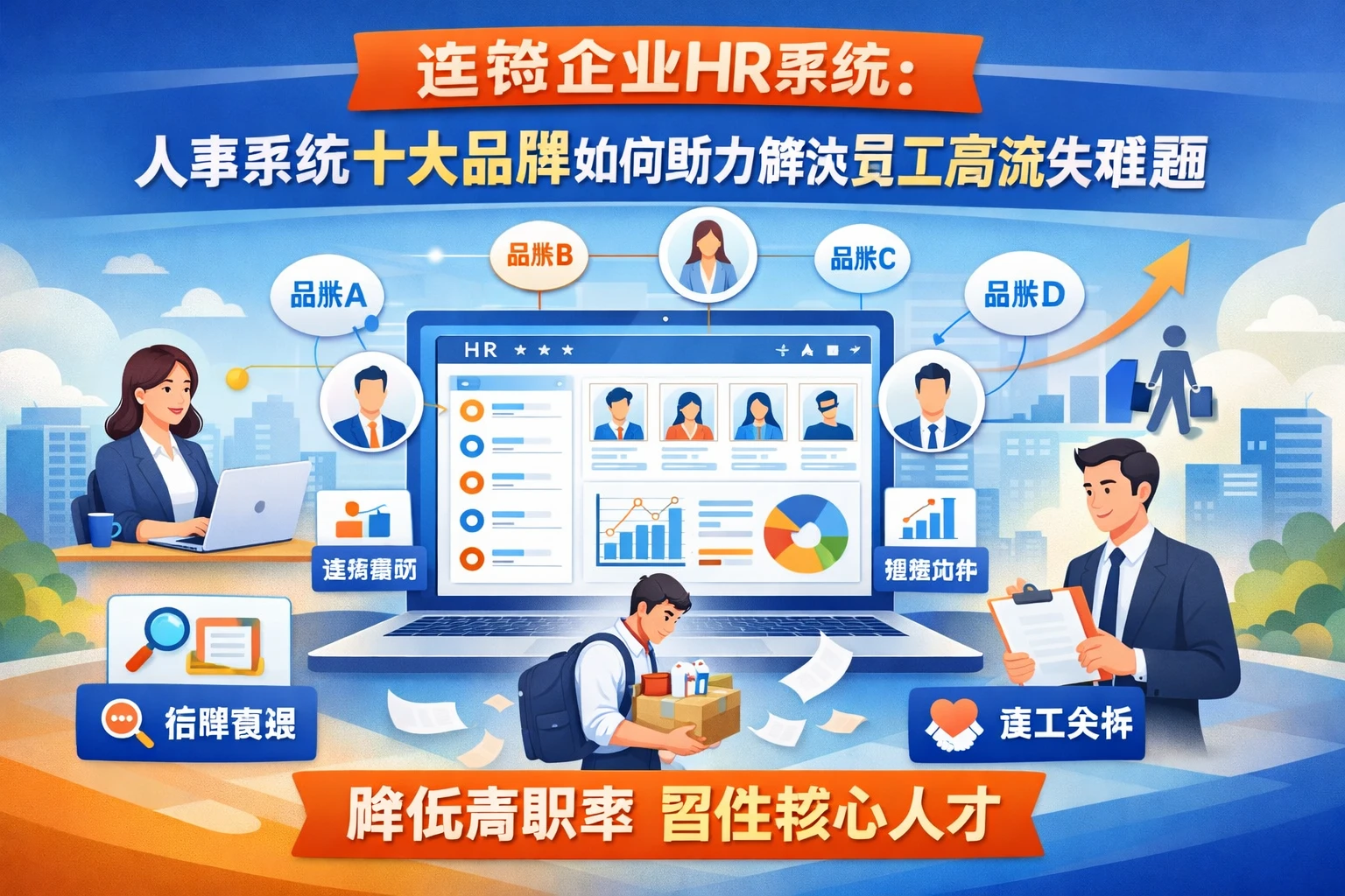 连锁企业HR系统：人事系统十大品牌如何助力解决员工高流失难题