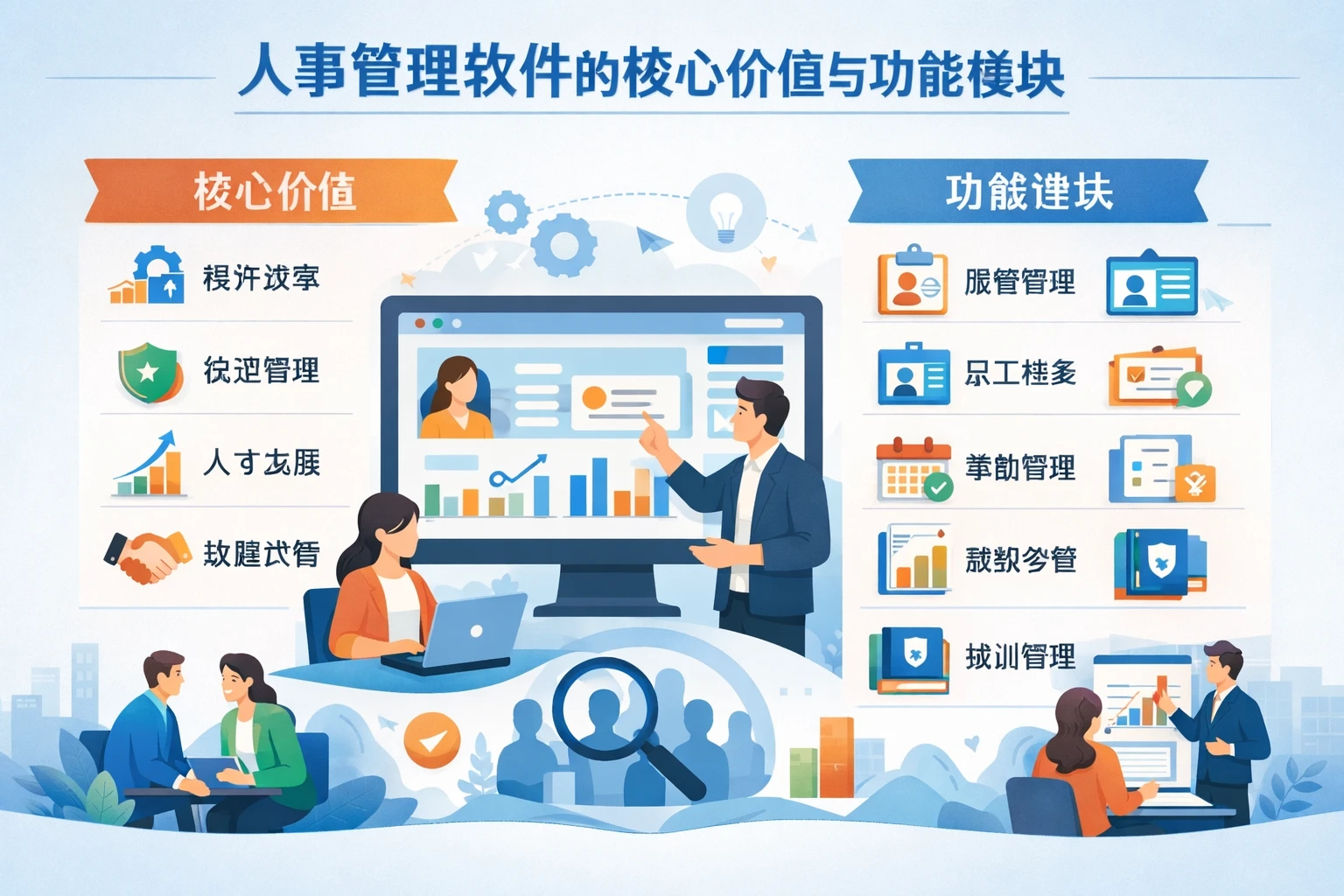 人事管理软件的核心价值与功能模块