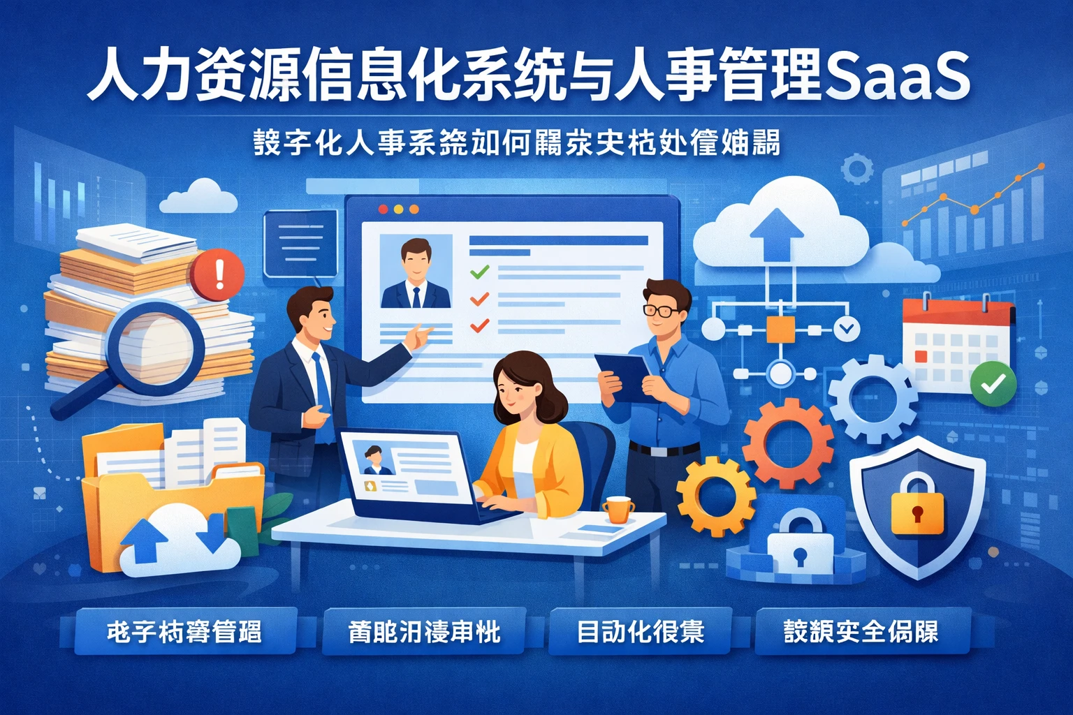 人力资源信息化系统与人事管理SaaS：数字化人事系统如何解决文档处理难题