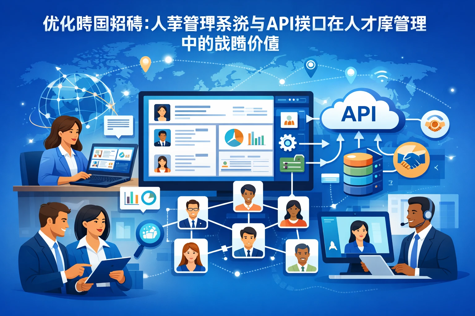 优化跨国招聘：人事管理系统与API接口在人才库管理中的战略价值