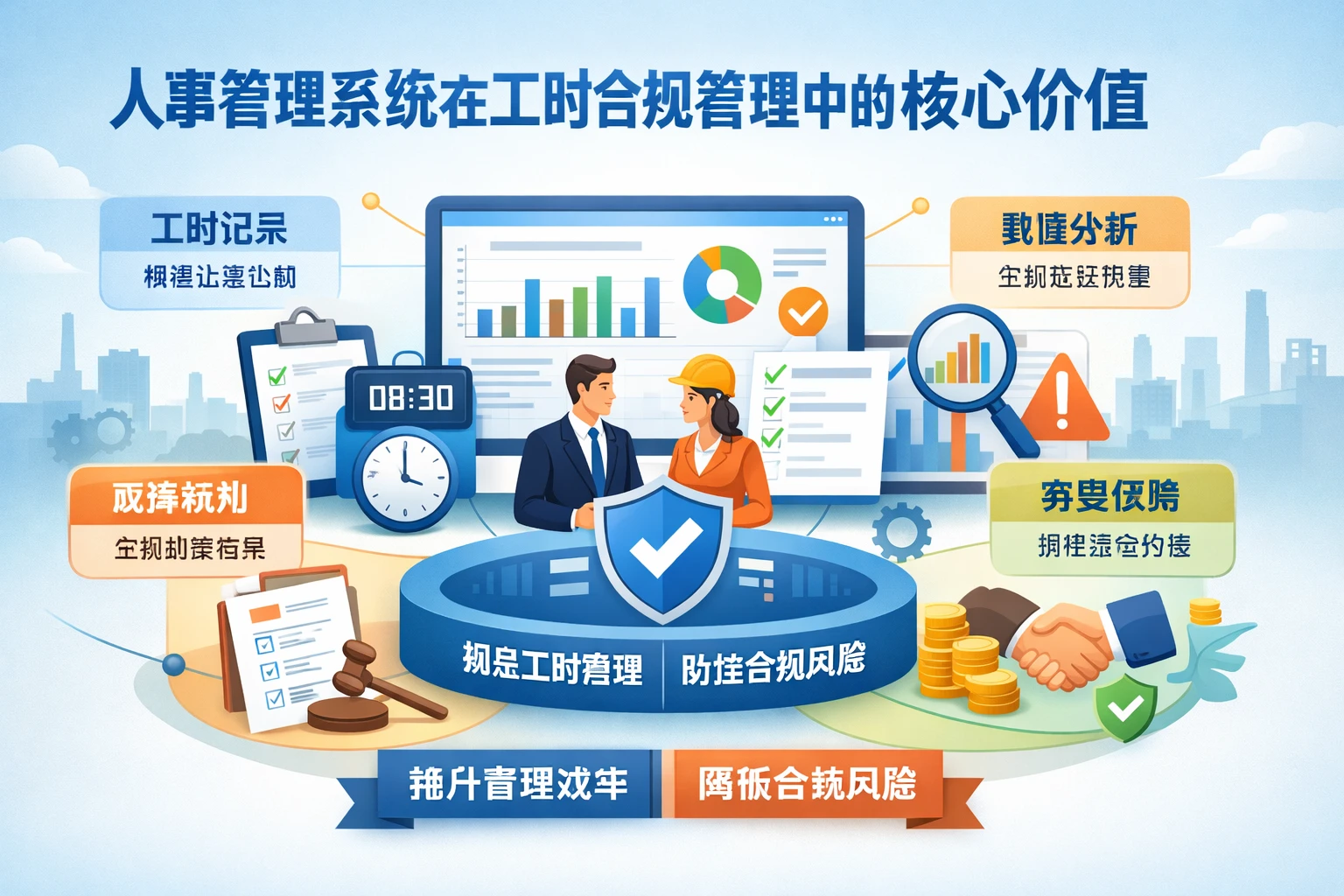 人事管理系统在工时合规管理中的核心价值