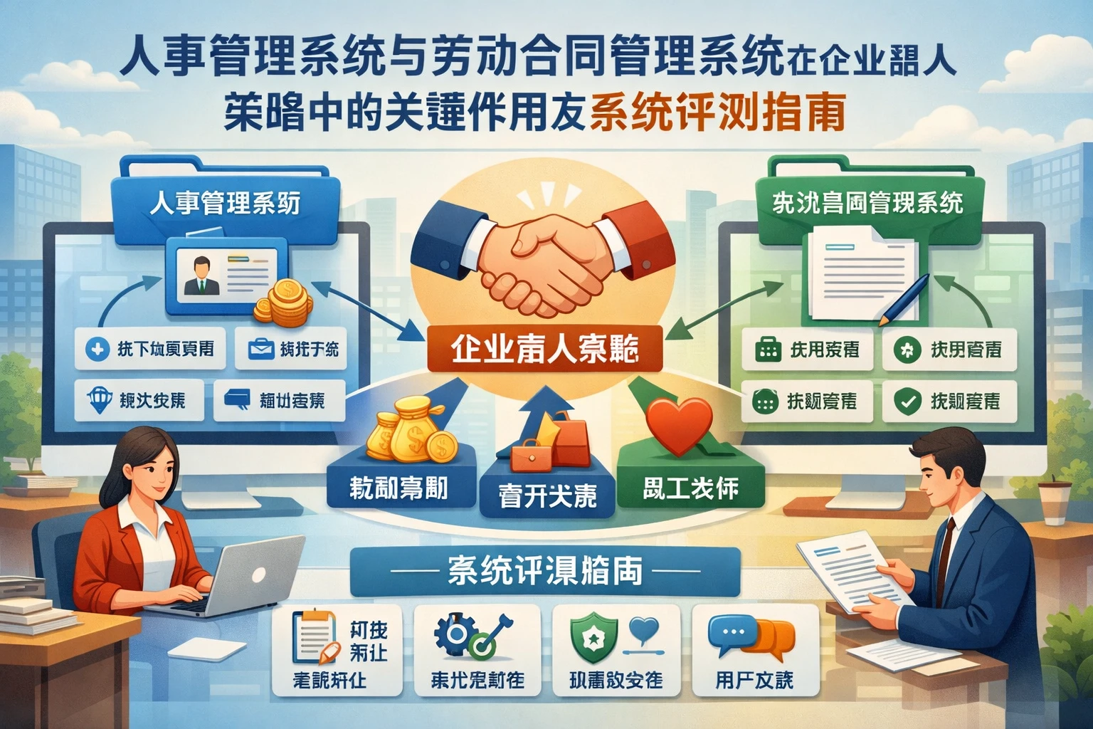 人事管理系统与劳动合同管理系统在企业留人策略中的关键作用及系统评测指南