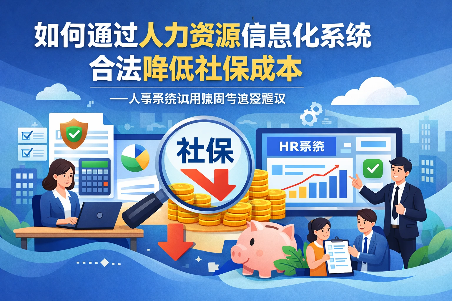 如何通过人力资源信息化系统合法降低社保成本——人事系统试用指南与选型建议