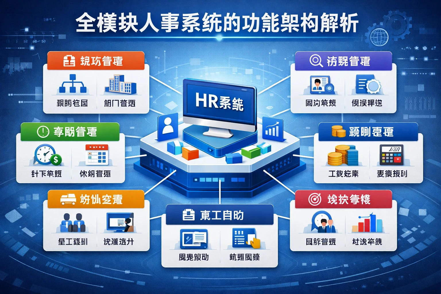 全模块人事系统的功能架构解析