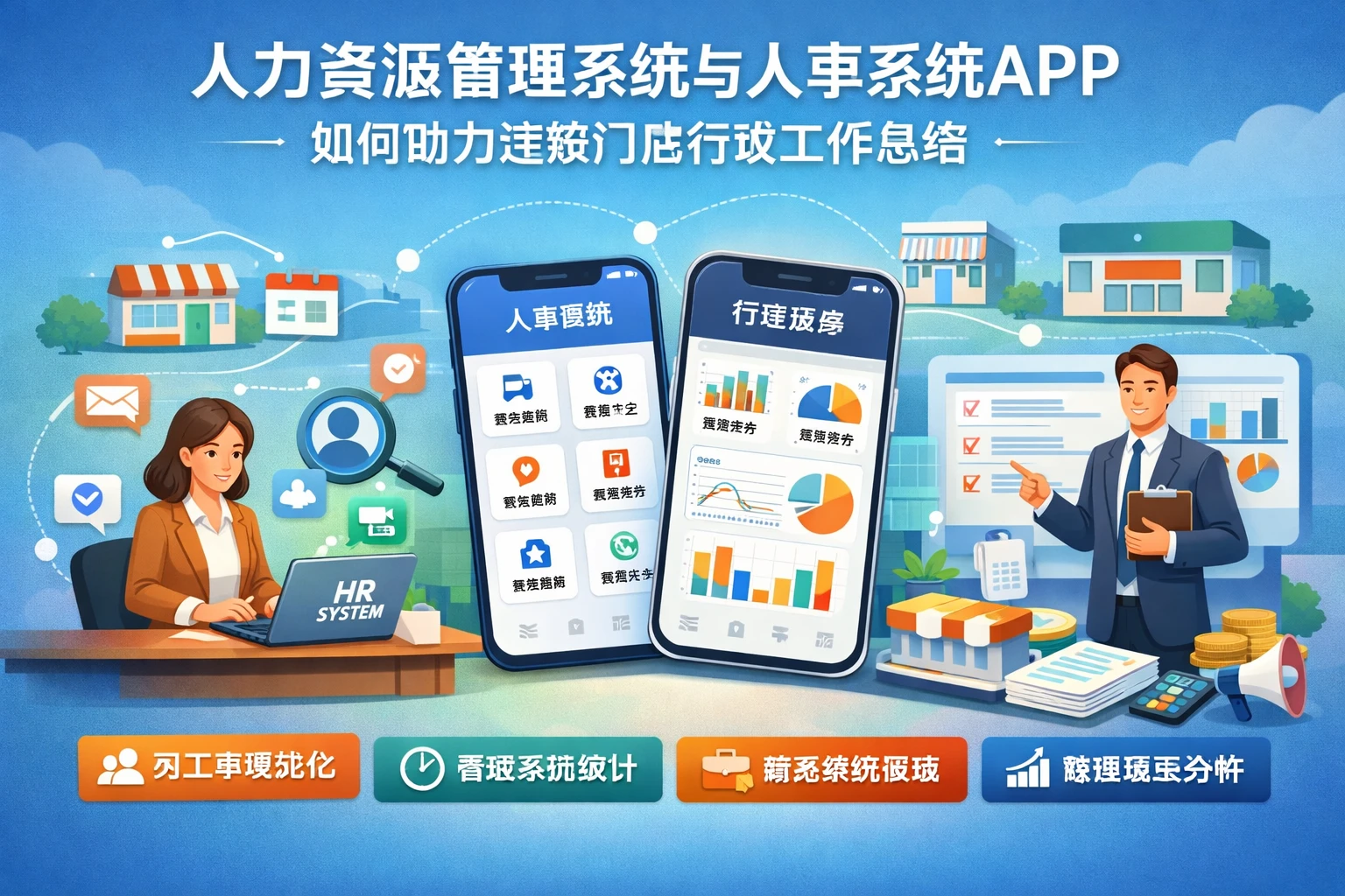 人力资源管理系统与人事系统APP如何助力连锁门店行政工作总结